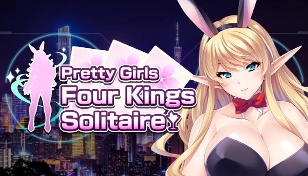 Pretty Girls Four Kings Solitaire