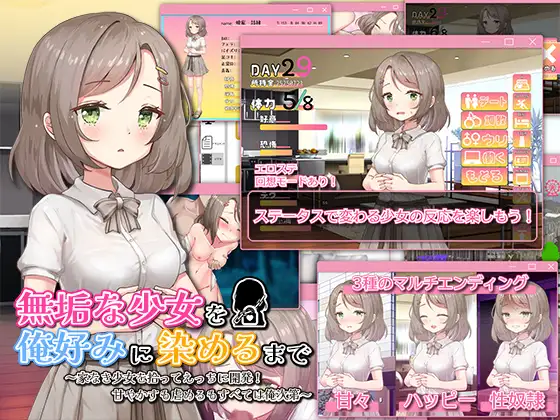 無垢な少女を俺好みに染めるまで～家なき少女を拾ってえっちに開発